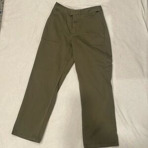 Green vans pants, size 26 (waist)